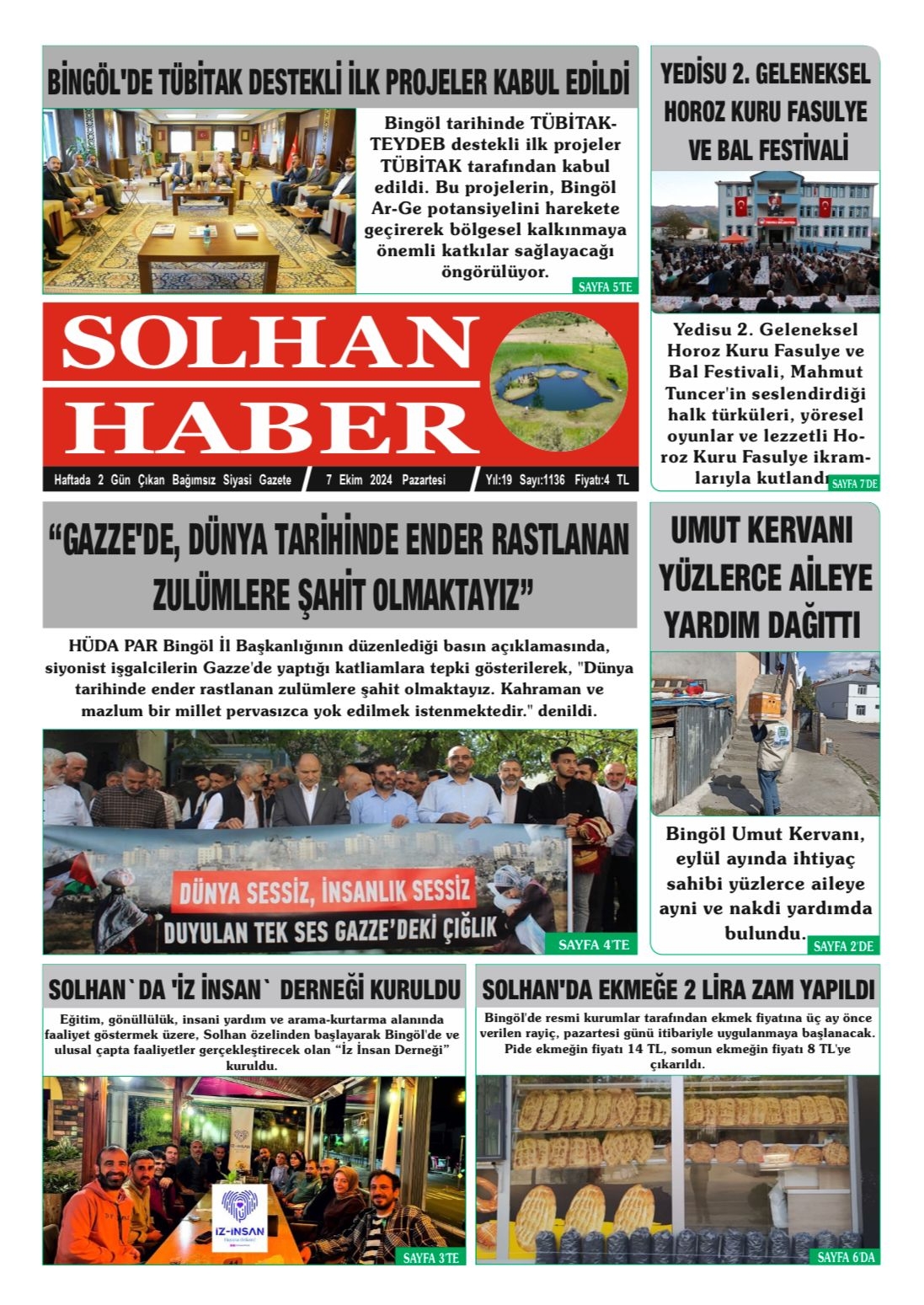 07,10,2024 Tarihli Gazetemiz