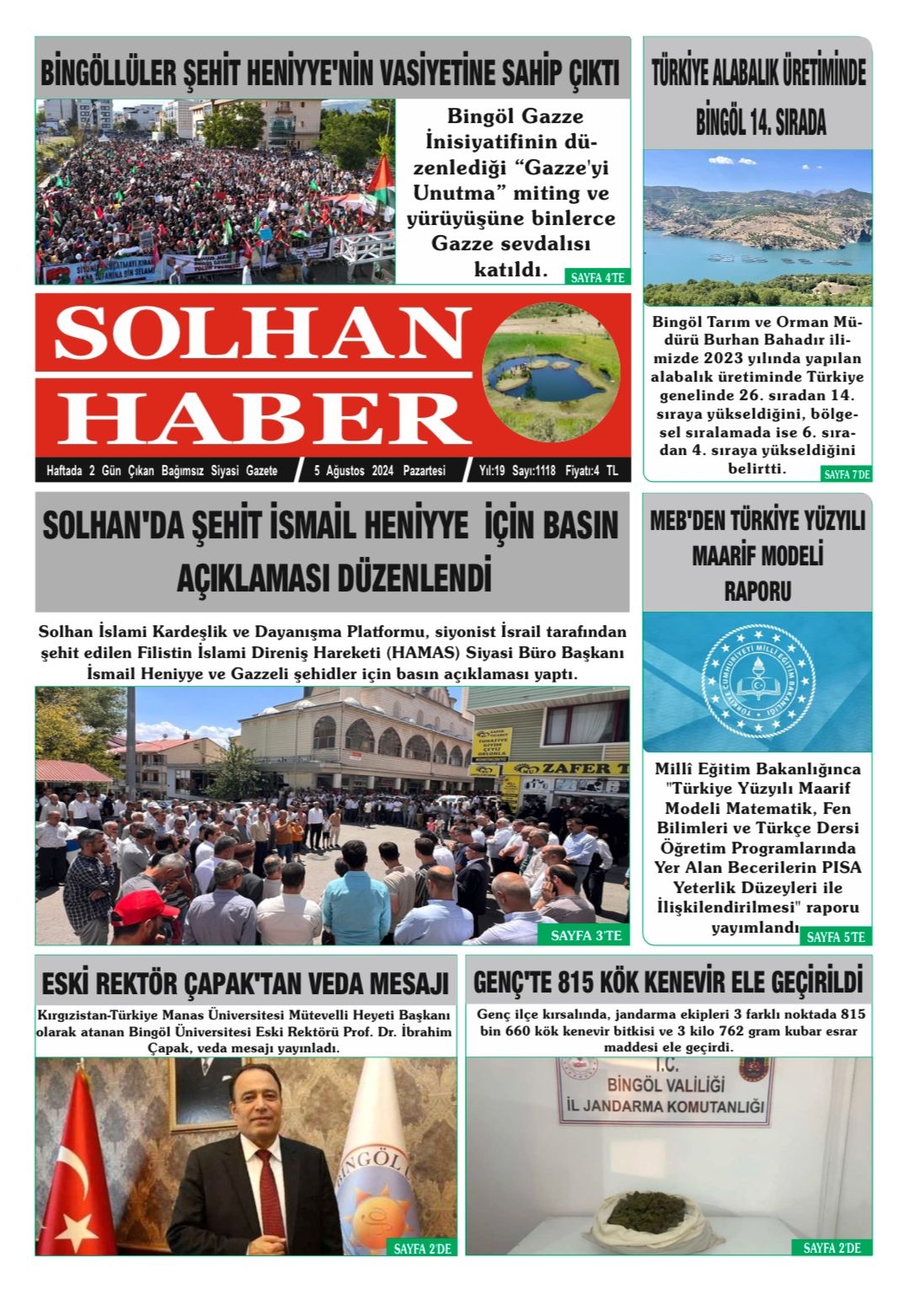 05,08,2024 Tarihli Gazetemiz