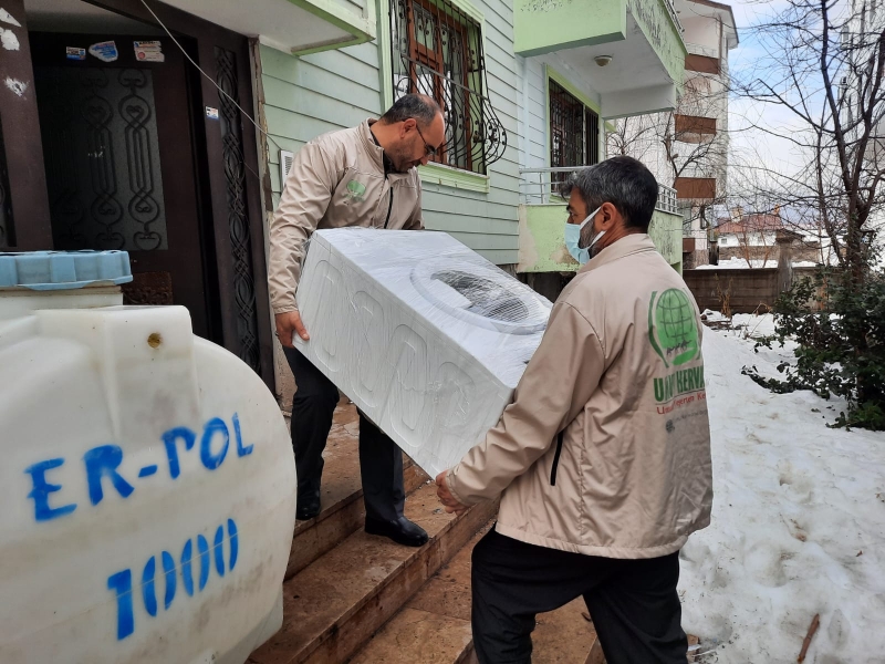 UMUT KERVANI, 277 AİLEYE YARDIMDA BULUNDU