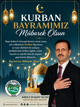 KURBAN BAYRAMI TEBRİK MESAJI