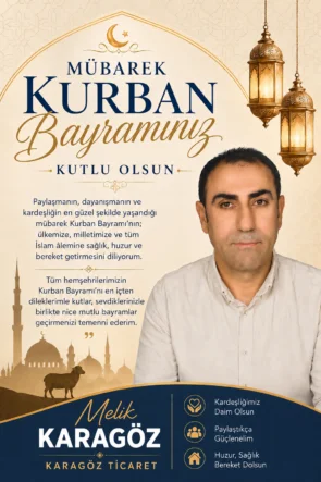 KURBAN BAYRAMI TEBRİK MESAJI