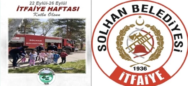 SOLHAN’DA İTFAİYECİLER HAFTASI İLE İLGİLİ MESAJ YAYINLANDI