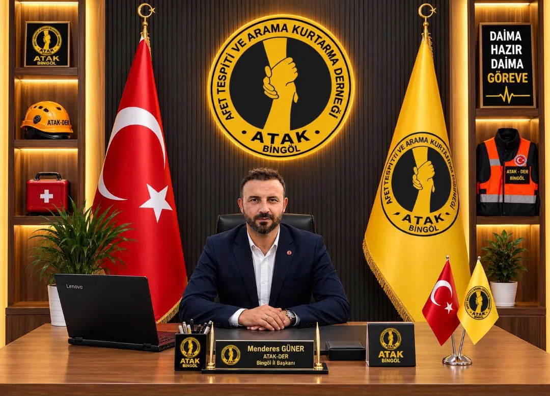ATAKDER BİNGÖL İL BAŞKANLIĞINA MENDERES GÜNER ATANDI