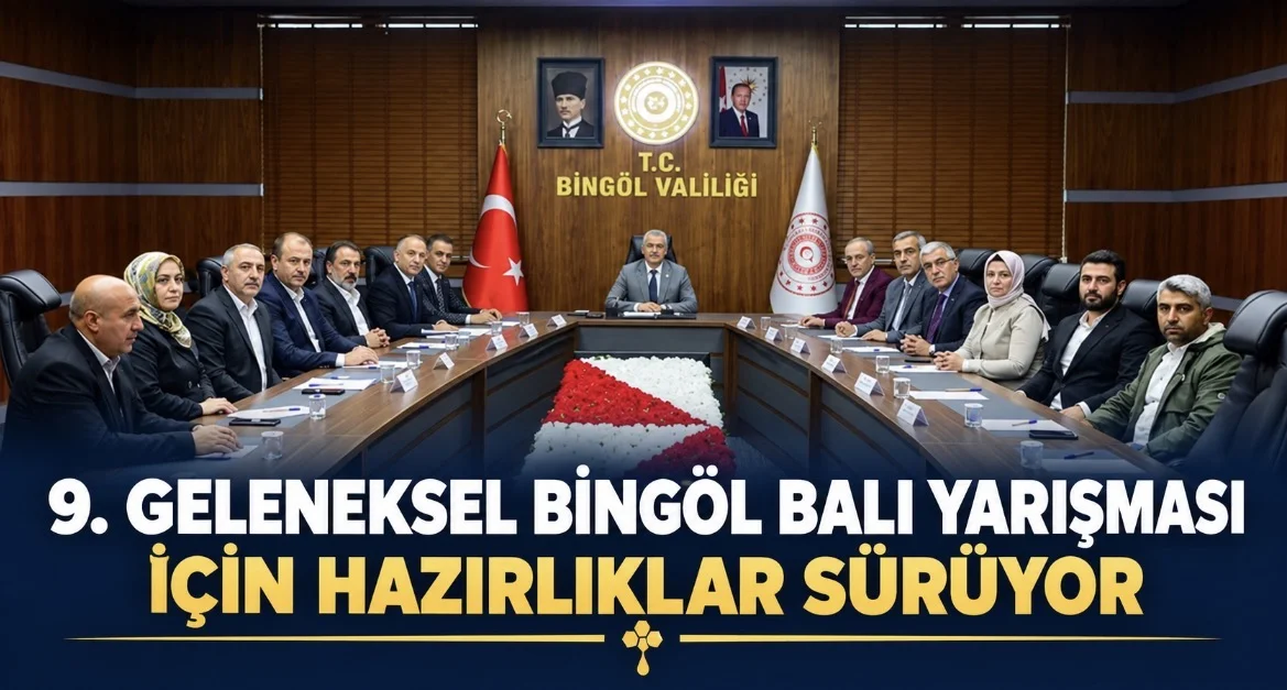 9. GELENEKSEL BİNGÖL BALI YARIŞMASI İÇİN HAZIRLIKLAR SÜRÜYOR